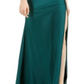 Jump Junior's Ruched Strapless Gown Green Size 0