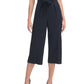 Tommy Hilfiger Women's Belted Cropped Jumpsuit Blue Size 10
