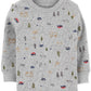 Carter's Baby Boy's 2 Pc Cotton Camping Print T-Shirt & Overalls Set Brown Size 12 Months