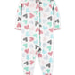 Carter's Baby Girl's Hearts Fleece Sleep 'N' Play Footed Coveralls White Size 9MOS