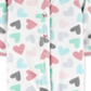 Carter's Baby Girl's Hearts Fleece Sleep 'N' Play Footed Coveralls White Size 9MOS
