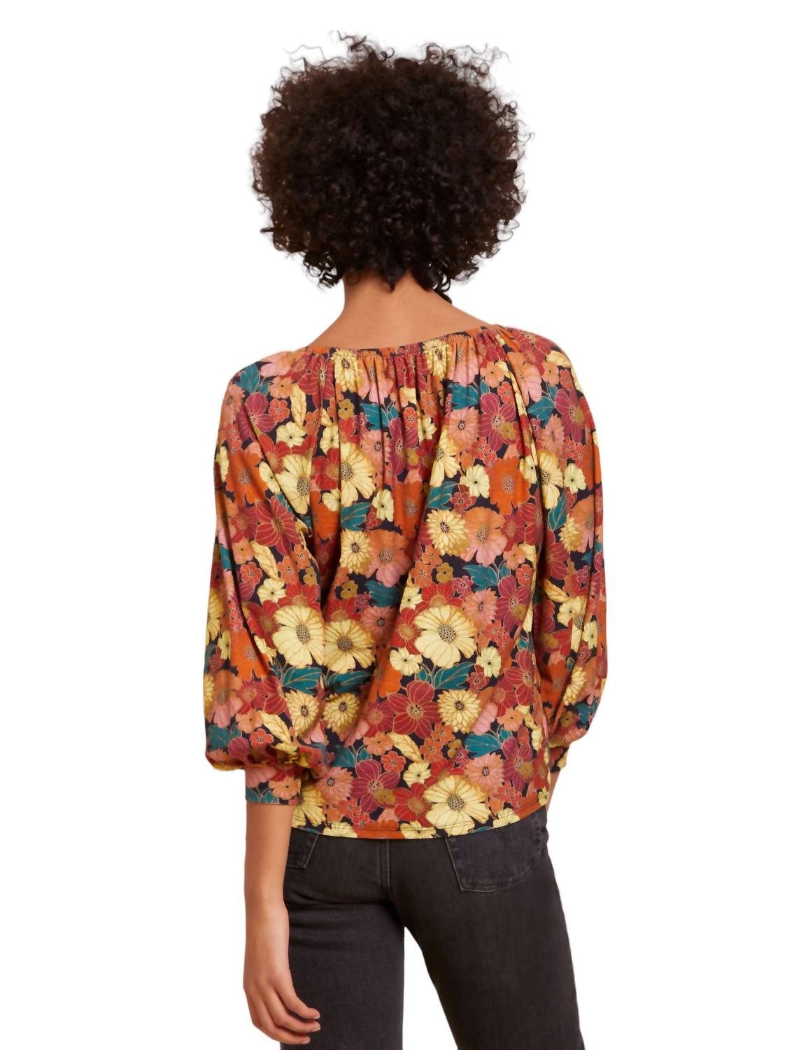 Nation Ltd - HOPE FANCY LONG SLEEVE OFF SHOULDER TOP