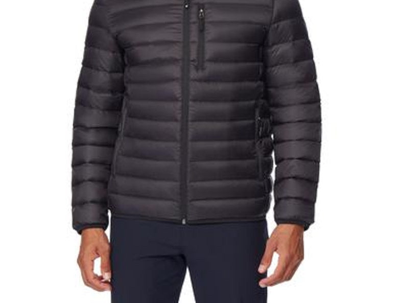 32 Degrees Men's Down Packable Jacket Black Size Medium