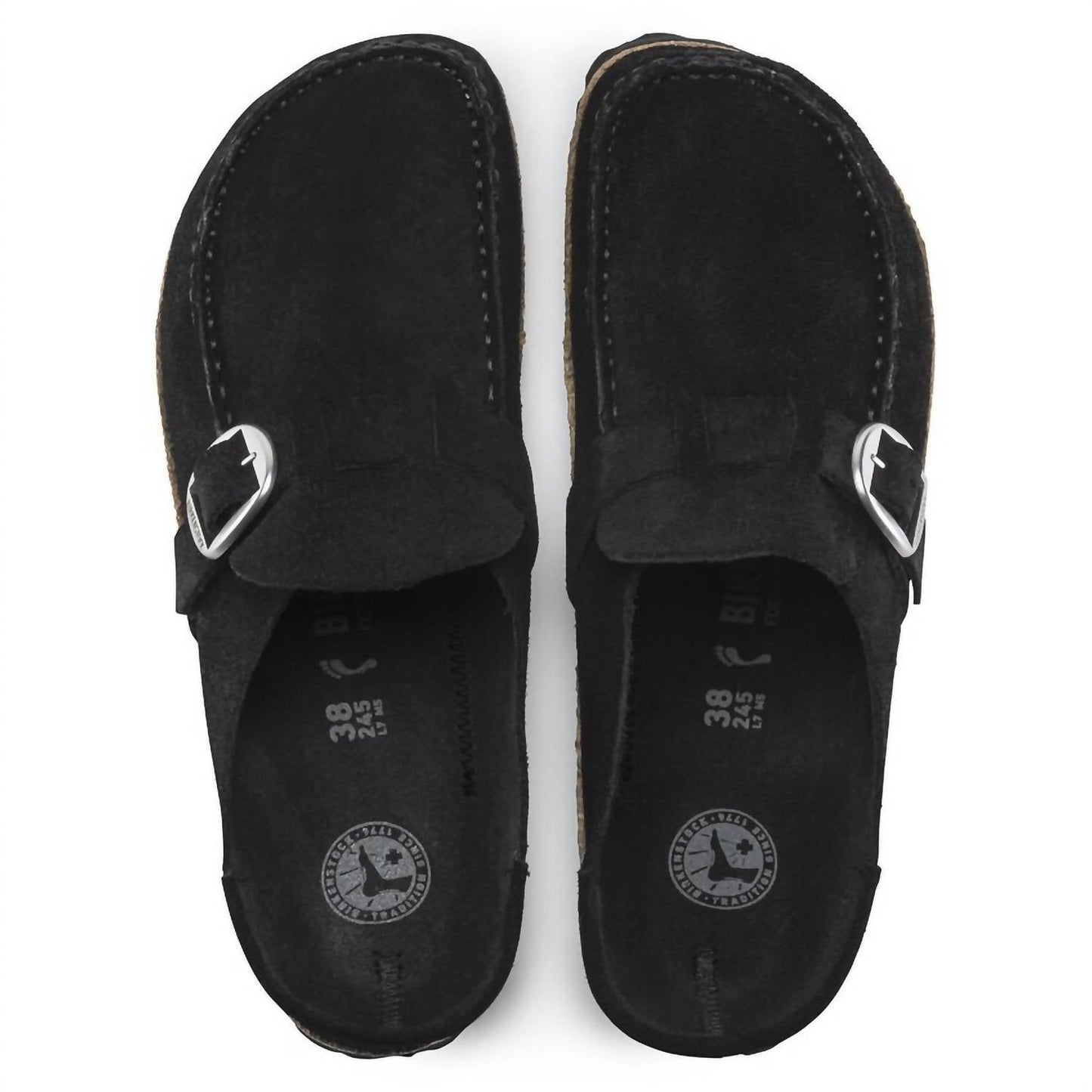 Birkenstock - Women's Buckley Suede Leather Clog - Regular/Wide