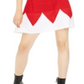 Planet Gold Junior's Holiday Santa Sweater Dress & Hat Red Size Large
