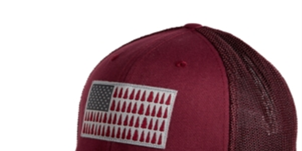 Columbia Men's Mesh Tree Flag Ball Cap Red Size Large