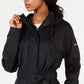 Columbia Women's Pardon My Trench Water Resistant Rain Jacket Black Size Large