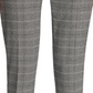 Calvin Klein Women's Plaid Ankle Pants Gray Size 16
