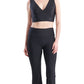 Josie Natori Women's Solstice Cami Cropped Top Black Size Large
