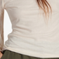 Sanctuary Women's Smocked Mock Neck Top Beige Size Medium
