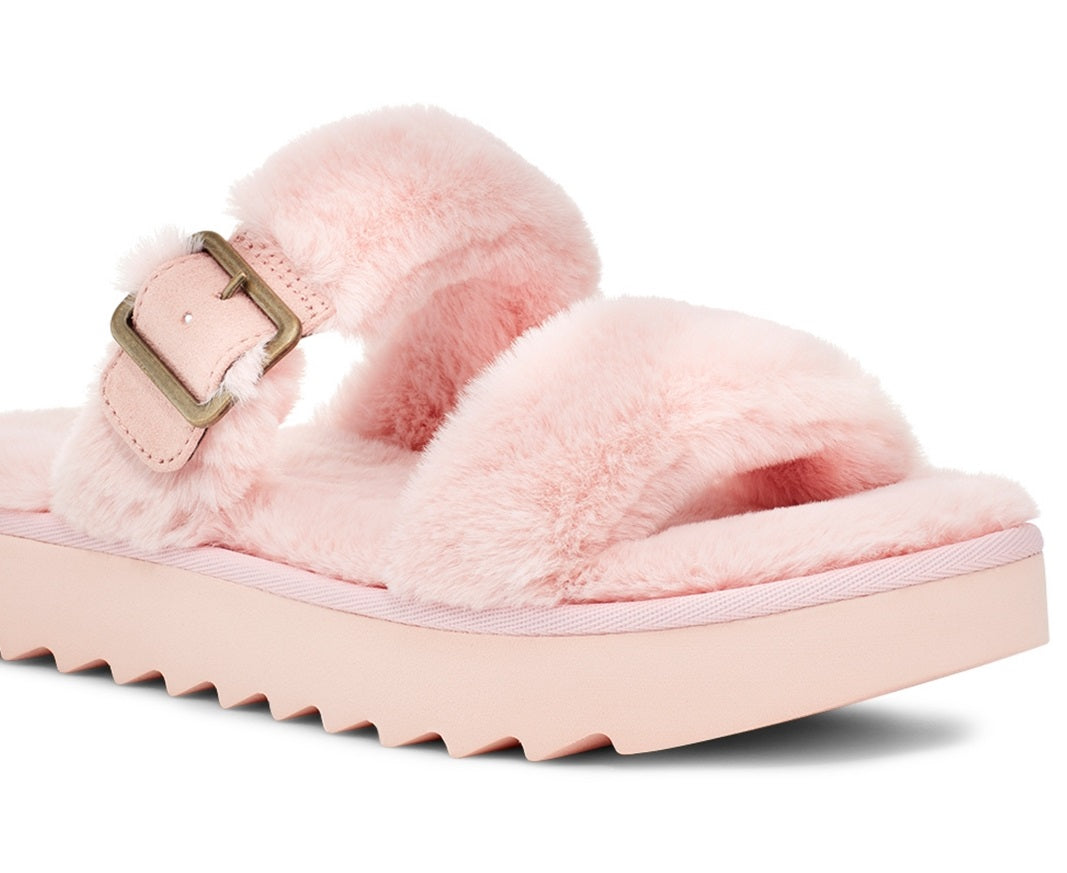 UGG Women's Furr Ah Slipper Sandals Pink Size 5