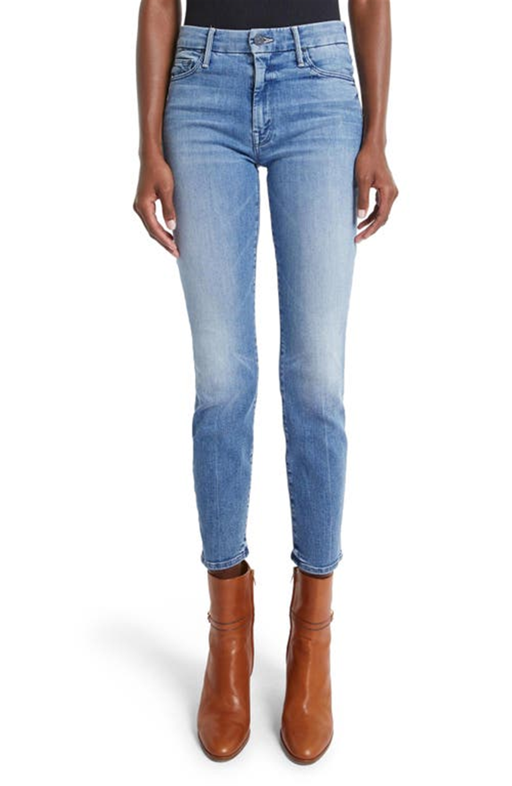MOTHER Women's We The Animals Looker Ankle Skinny Jeans Size 30