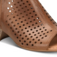 B.O.C. Women's Thebe Leather Cut Out Mule Sandals Brown Size 6