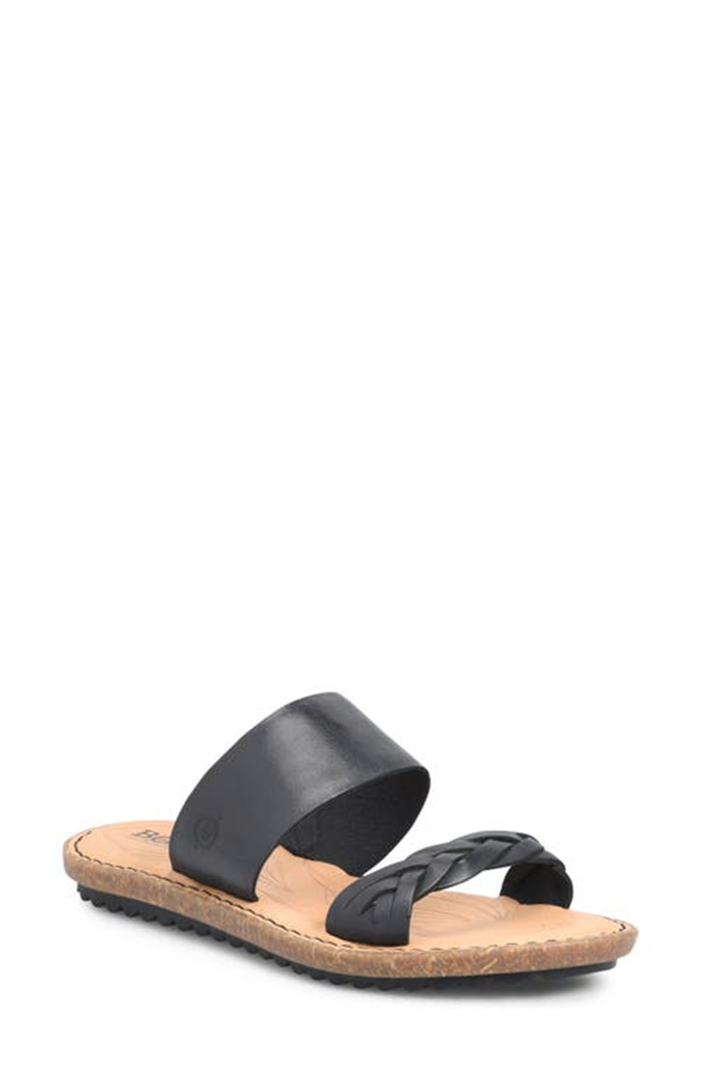 Børn Morena Slide Sandal in Black , Size 8 Black Size 8 M (B) ---