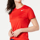 Nike Women's Dry Legend T-Shirt Red Size Medium