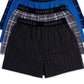 Hanes Men's 4 Pack Elastic Waistband Plaid Woven Boxer Assorted Size Small