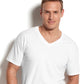 Hanes Men's 5 Pack V Neck Undershirts White Size Small