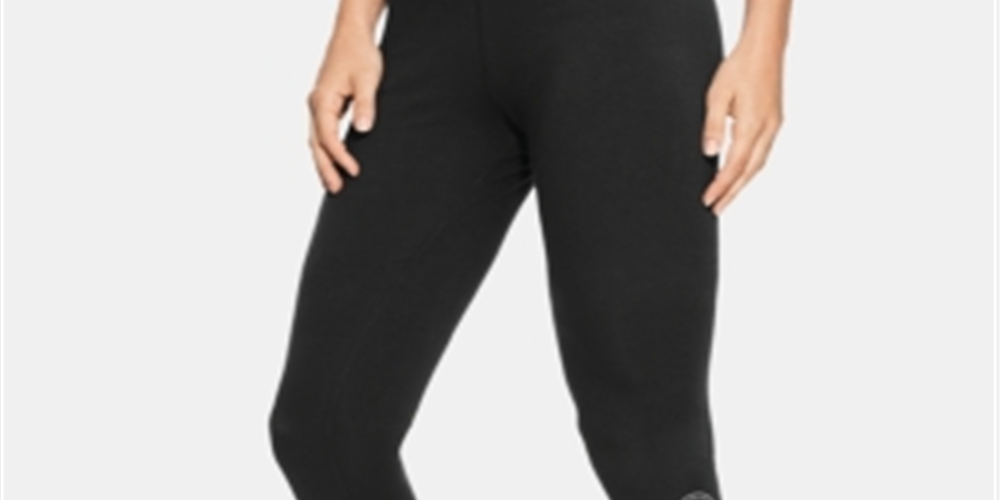 Champion Women's Double Dry Logo Leggings Black Size Small