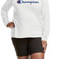 Champion Women's Long Sleeve Logo T-Shirt White