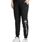 Champion Women's Powerblend Logo Full Length Joggers Black Size Small