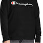 Champion Women's Powerblend Signature Graphic Sweatshirt Black Size 4X