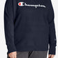 Champion Women's Powerblend Signature Graphic Sweatshirt Blue Size 2X