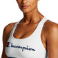 Champion Women's Absolute Racerback Medium Impact Sports Bra White Size Medium