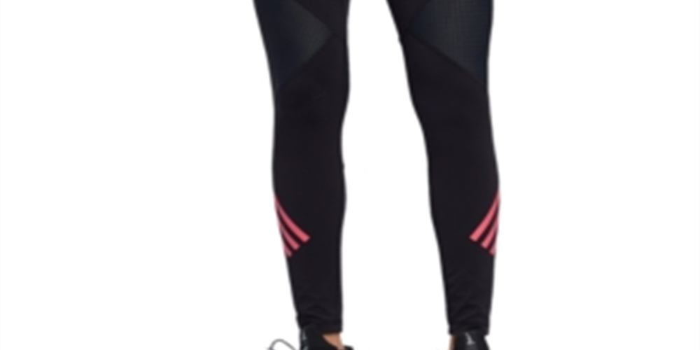 adidas Women's Plus Fitness Running Athletic Leggings Black Size Large