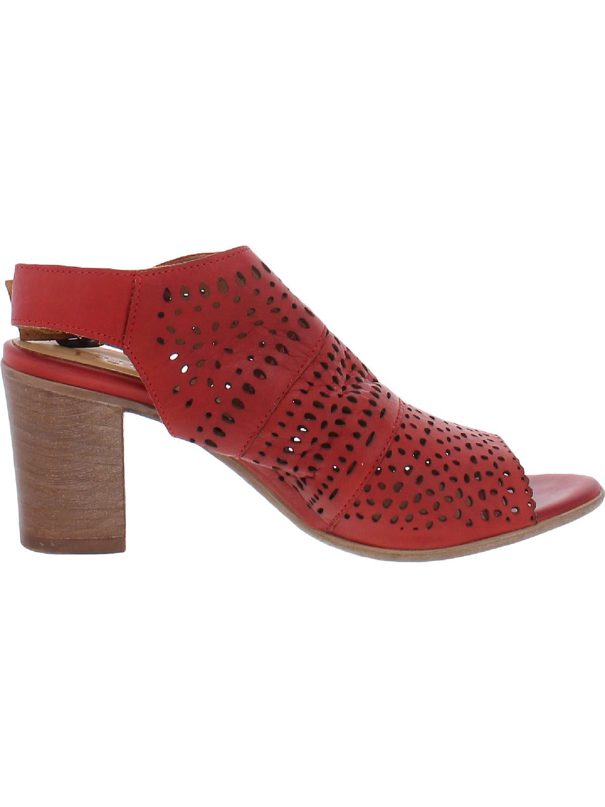 Bueno Women's Upton Slingback Sandal in Terracotta Leather Orange Size 7.5-8Us