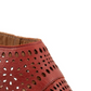 Bueno Women's Upton Slingback Sandal in Terracotta Leather Orange Size 7.5-8Us