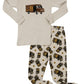 Leveret Boys Grey UPS Pajama Set 100% Cotton Size 10 Years