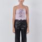 Endless Rose Strapless Flower Top