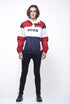 members-only-mens-colorblock-translucent-halfzip-jacket-lightweight-contrast-zippers-red-small