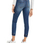 Almost Famous Junior's Denim Joggers Blue Size Large