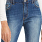 Almost Famous Junior's Denim Joggers Blue Size Large