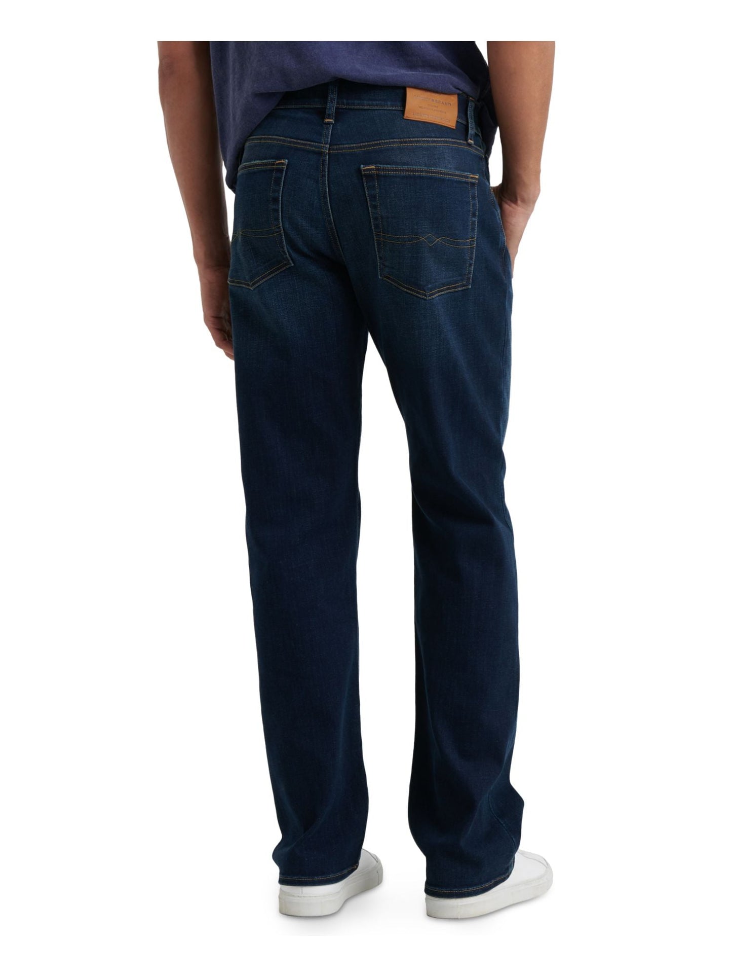 Lucky Brand Men's 181 Relaxed Straight Fit Coolmax Stretch Jeans Blue Size 34X34
