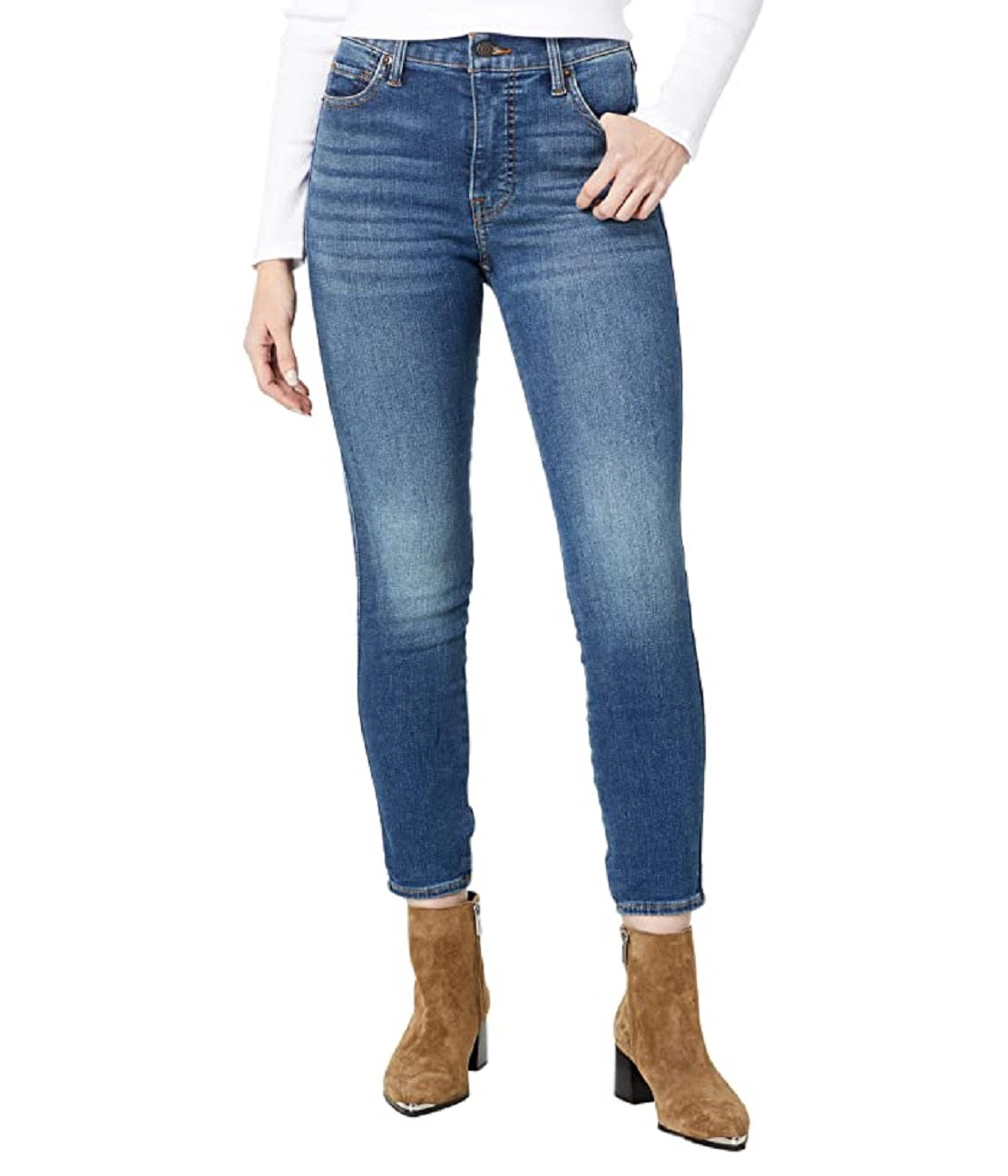 Lucky Brand Women's High Waist Skinny Jeans Blue Size 0
