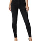 Hudson Jeans Women's Barbara Sparkle High Waist Skinny Jeans Black Size 25