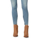 Hudson Jeans Women's Nico Mid Rise Ankle Skinny Jeans Blue Size 28