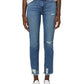 Hudson Jeans Nico Distressed Crop Straight Leg Jeans In Sea Glass Size 32
