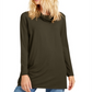 Eileen Fisher Women's Cowl Neck Knit Tunic Green Size Medium