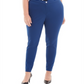Calvin Klein Women's Plus Skinny Ankle Pants Blue Size 18W