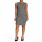 Calvin Klein Women's Stretch Tweed Dress Gray Size 2