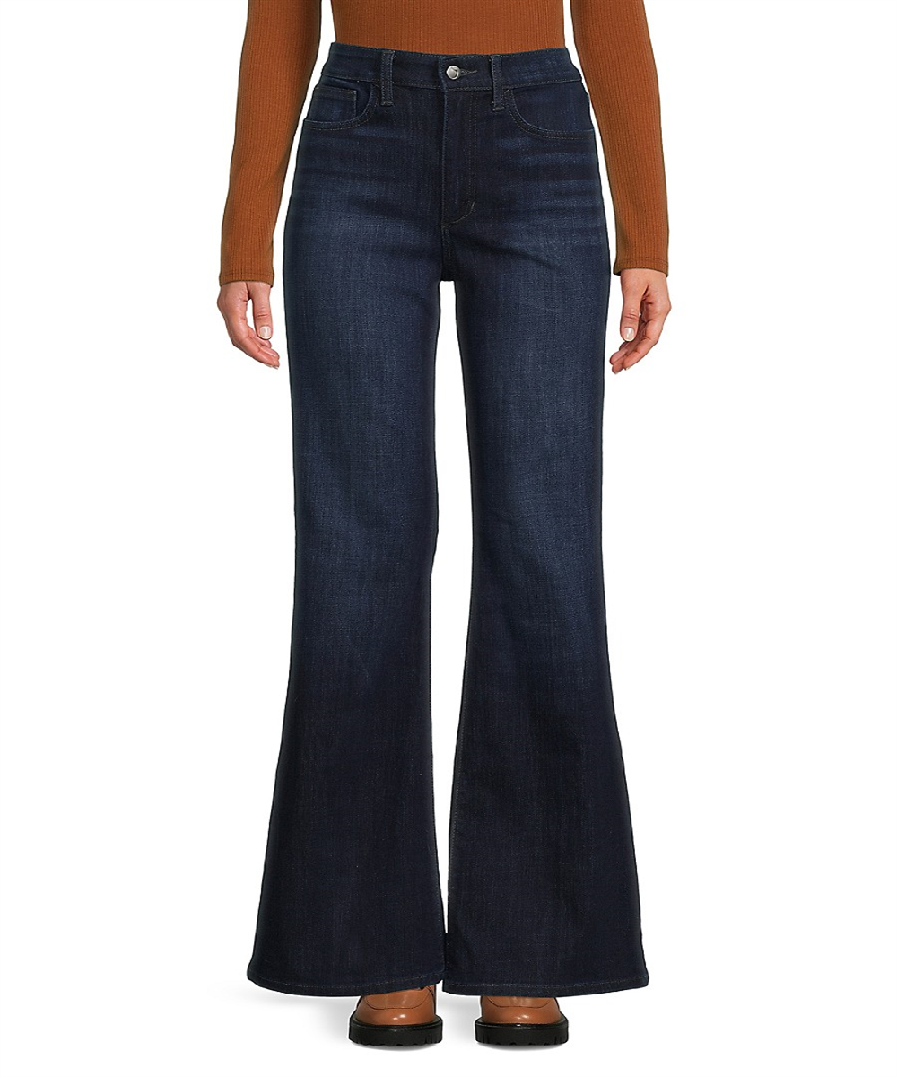 Joe's Jeans Women's the Molly High Rise Flare Jeans Dark Blue Size 26 (2-4)