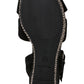 Tamaris Nadea Platform Wedge Sandal in Black Size 36