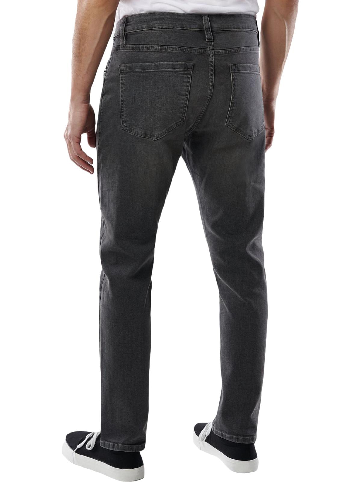 Lazer Men's Slim Fit Stretch Jean Gray Size 30X30