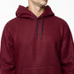 Lazer Men's Polar Fleece Pullover Hooded Sweatshirt Red