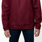 Lazer Men's Polar Fleece Pullover Hooded Sweatshirt Red