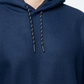 Lazer Men's Polar Fleece Pullover Hooded Sweatshirt Blue Size Small
