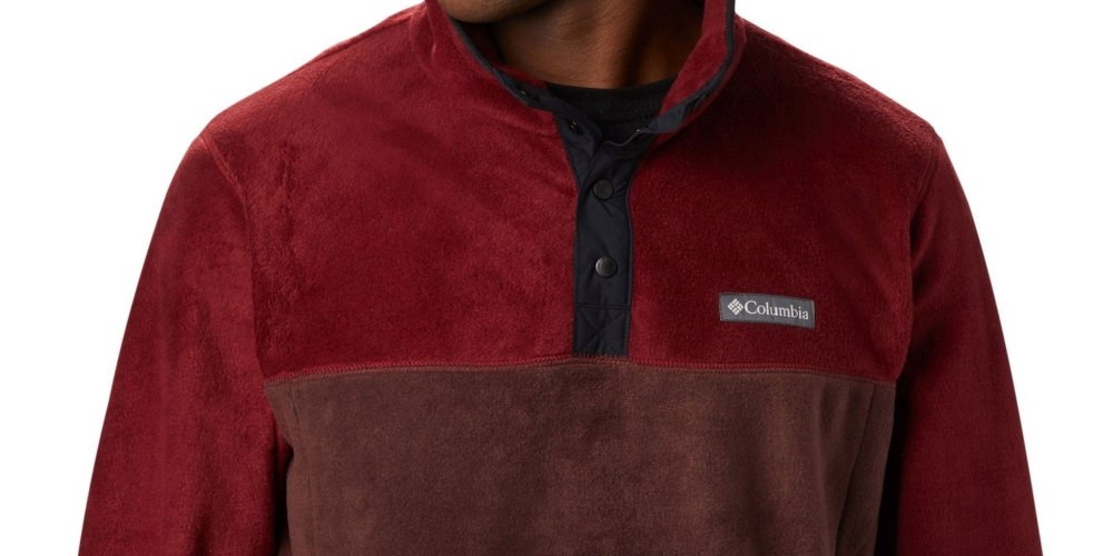 Columbia Men's Steens Mountain Half Snap Fleece Brown Size Medium